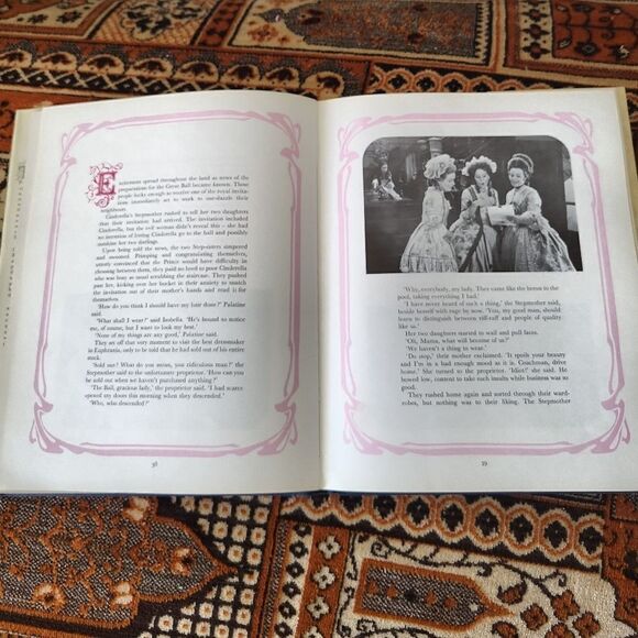 Vintage 1976 Hardcover Book The Slipper and The Rose - Picture 7 of 9